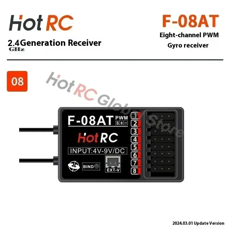 HOTRC 2.4Ghz 4/6/8 Channel F-0 - Drone Racing Receiver recension och pris